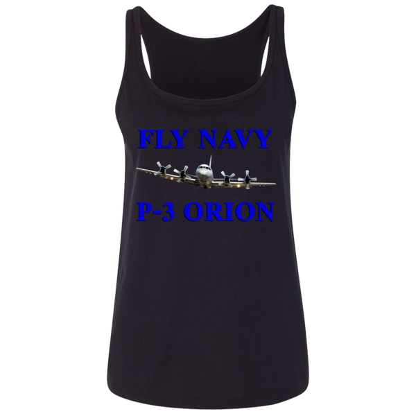 Fly Navy P-3 1 Ladies' Relaxed Jersey Tank