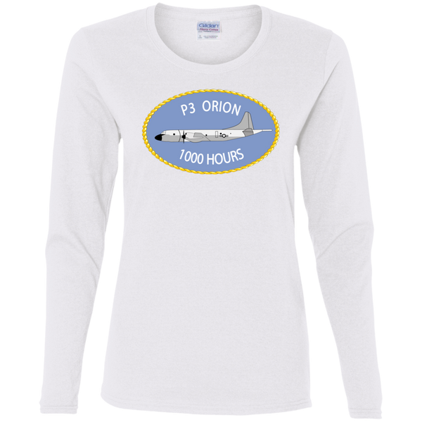 P-3 Orion 9 1000 Ladies' Cotton LS T-Shirt