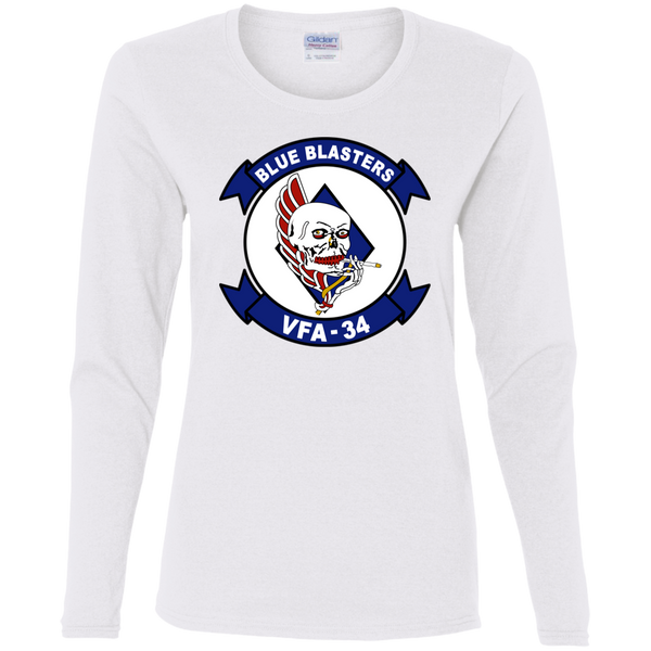 VFA 34 1 Ladies' Cotton LS T-Shirt