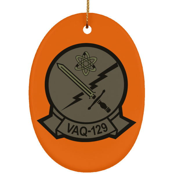 VAQ 129 4 Ornament - Oval