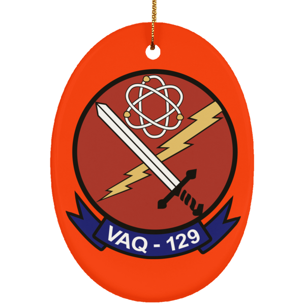 VAQ 129 2 Ornament - Oval