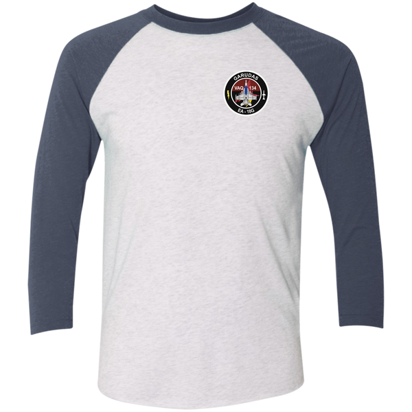 VAQ 134 4c Baseball Raglan T-Shirt