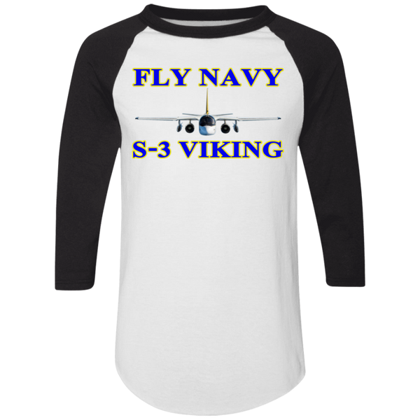 Fly Navy S-3 1 Colorblock Raglan Jersey