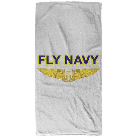 Fly Navy NFO Bath Towel - 32x64