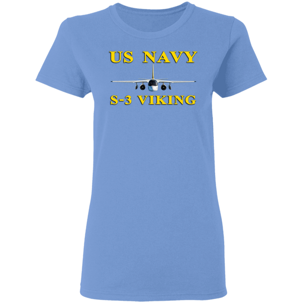 US Navy S-3 3 Ladies' Cotton T-Shirt