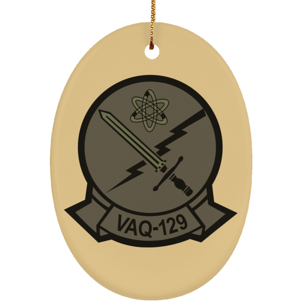 VAQ 129 4 Ornament - Oval