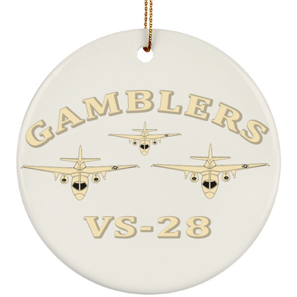 VS 28 7 Ornament Ceramic - Circle