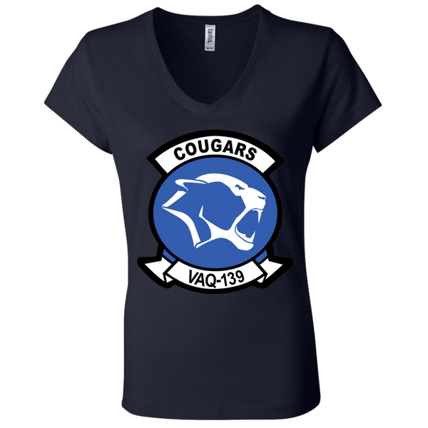 VAQ 139 7 Ladies Jersey V-Neck T-Shirt