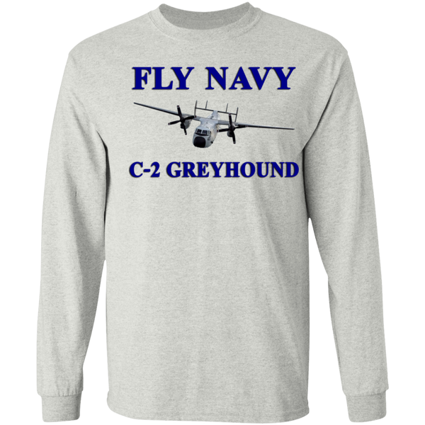 Fly Navy C-2 1 LS Ultra Cotton T-Shirt