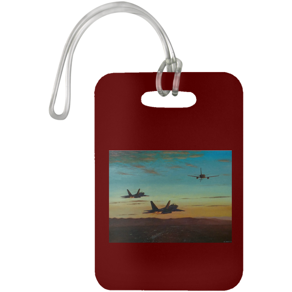 Time To Refuel Luggage Bag Tag