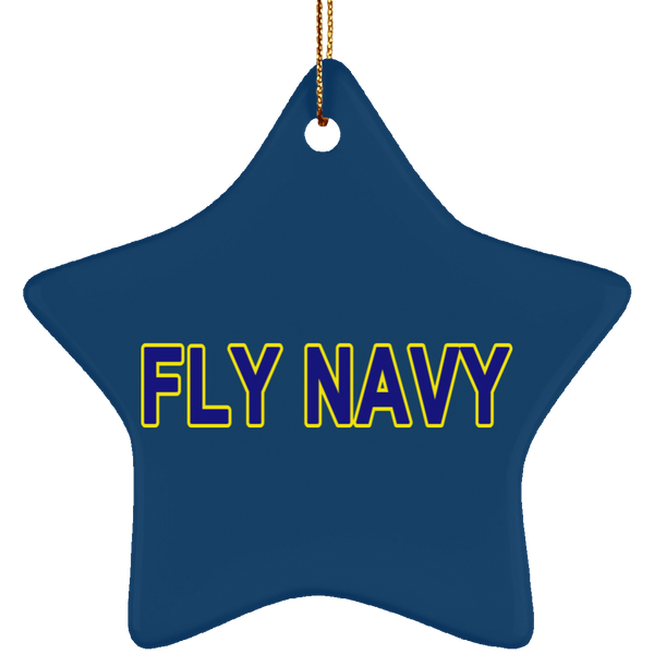 Fly Navy 2 Ornament - Star