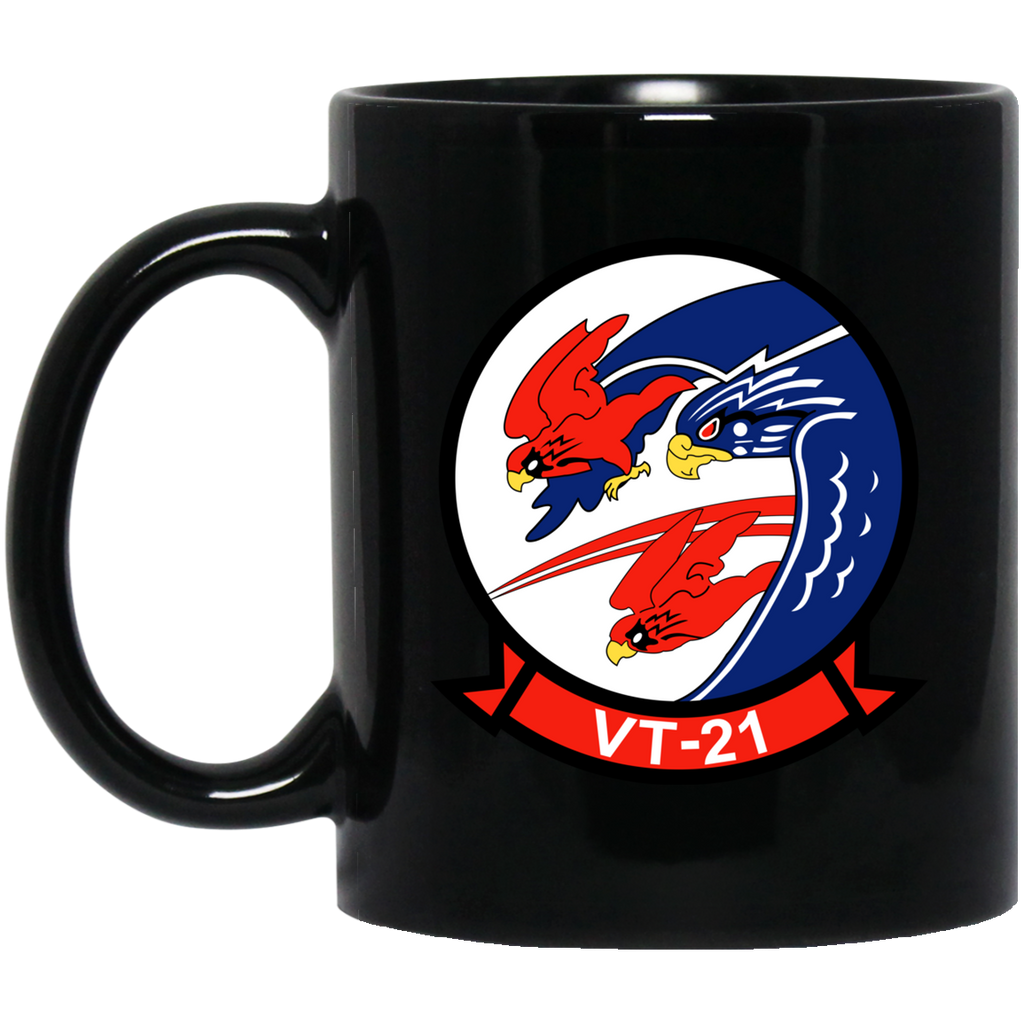 VT 21 3 Black Mug - 11oz