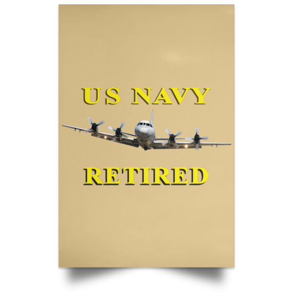 Navy Retired 1 Poster - Portrait