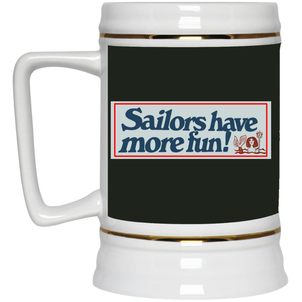 Sailors 1 Beer Stein - 22oz