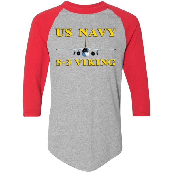 US Navy S-3 3 Colorblock Raglan Jersey