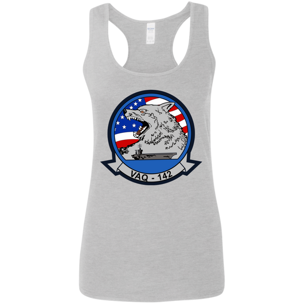 VAQ 142 3 Ladies' Softstyle Racerback Tank