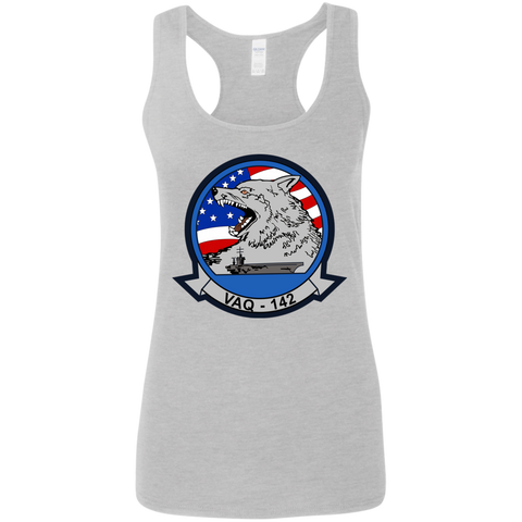 VAQ 142 3 Ladies' Softstyle Racerback Tank