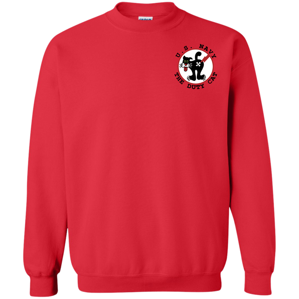 Duty Cat 2a Crewneck Pullover Sweatshirt