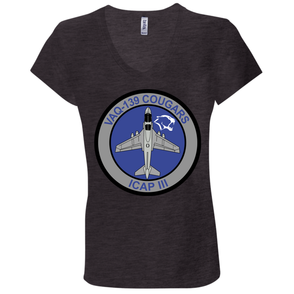 VAQ 139 9 Ladies Jersey V-Neck T-Shirt