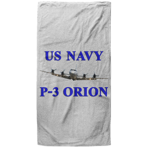 US Navy P-3 1 Beach Towel - 37x74