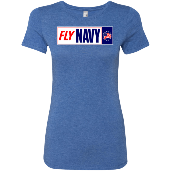 Fly Navy 1 Ladies' Triblend T-Shirt