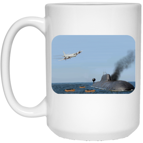 Abandon Ship White Mug - 15oz