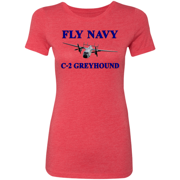 Fly Navy C-2 1 Ladies' Triblend T-Shirt