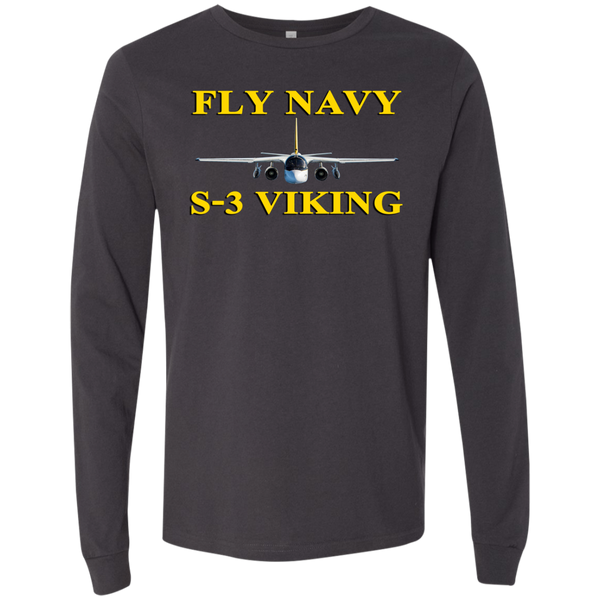 Fly Navy S-3 3 LS Jersey T-Shirt