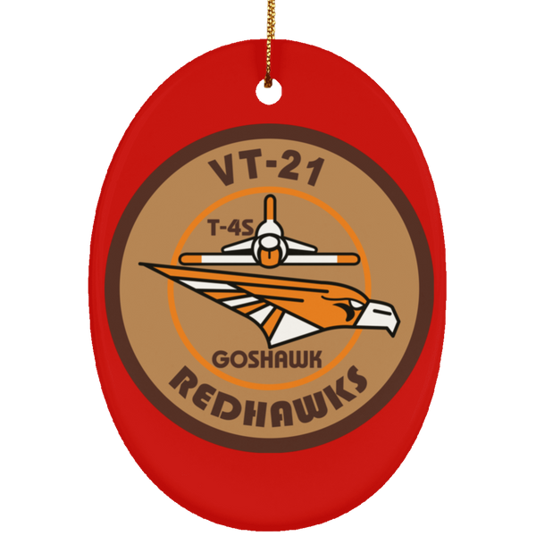 VT 21 9 Ornament Ceramic - Oval