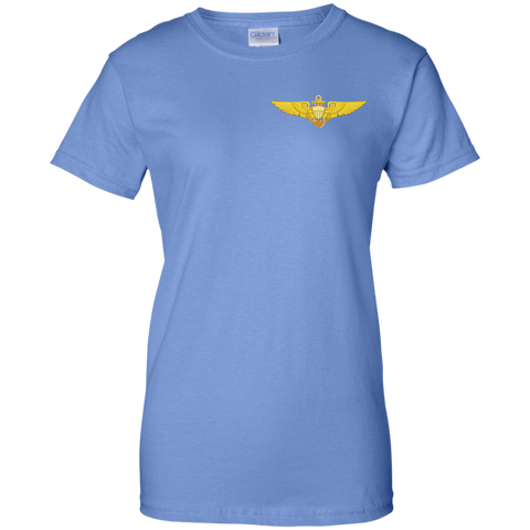 Aviator 1a Ladies Custom Cotton T-Shirt