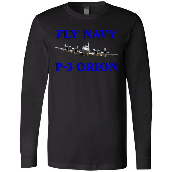 Fly Navy P-3 1 Jersey LS T-Shirt