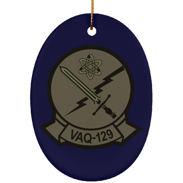 VAQ 129 4 Ornament - Oval