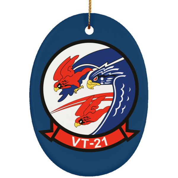 VT 21 3 Ornament Ceramic - Oval