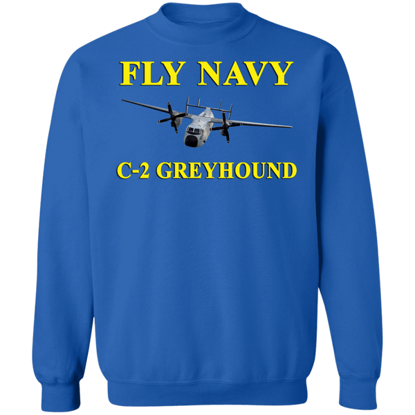 Fly Navy C-2 3 Crewneck Pullover Sweatshirt