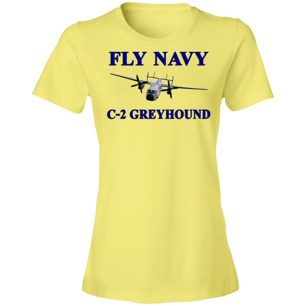 Fly Navy C-2 1 Ladies' Lightweight T-Shirt