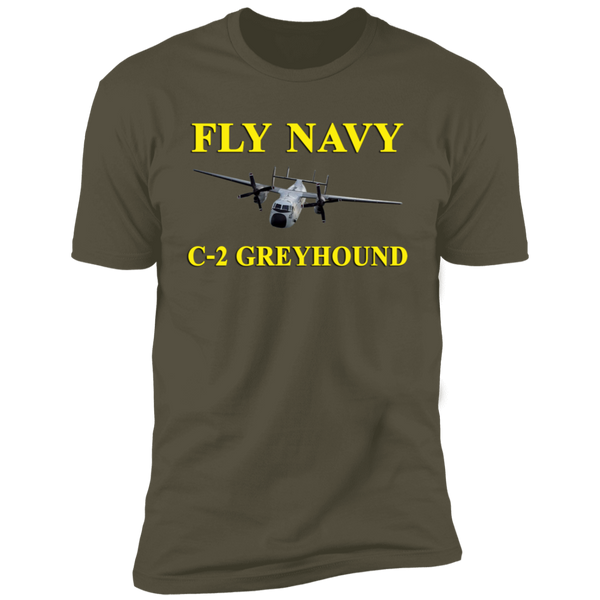 Fly Navy C-2 3 Premium Short Sleeve T-Shirt