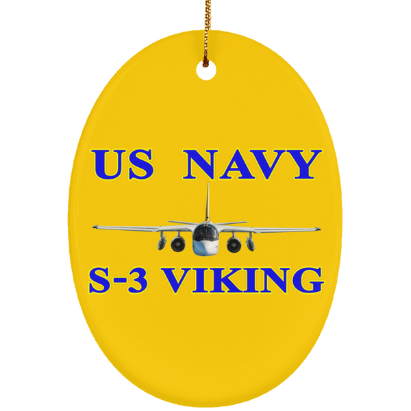 US Navy S-3 1 Ornament - Oval