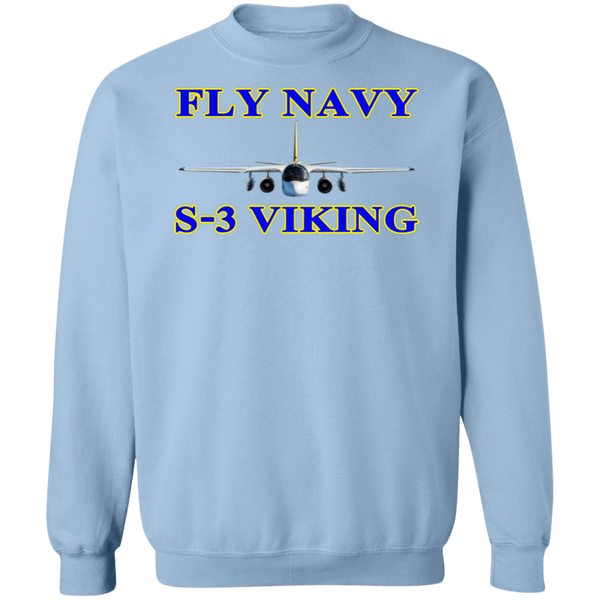 Fly Navy S-3 1 Crewneck Pullover Sweatshirt