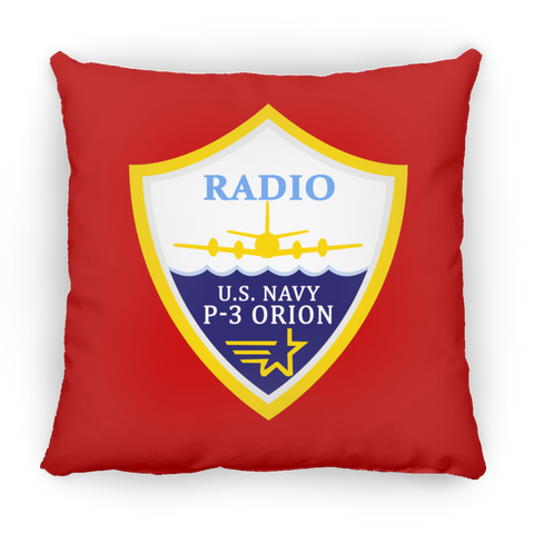 P-3 Orion 3 Radio Pillow - Square - 16x16