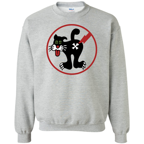 Duty Cat 3 Printed Crewneck Pullover Sweatshirt