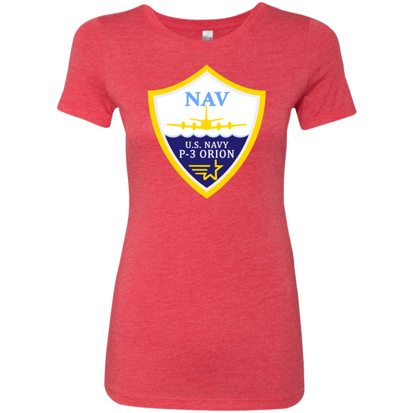 P-3 Orion 3 NAV Ladies' Triblend T-Shirt