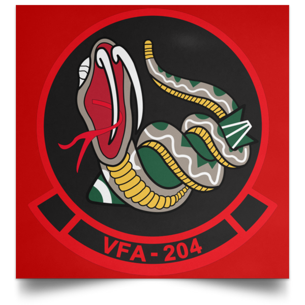 VFA 204 3 Poster - Square