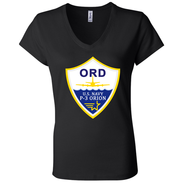 P-3 Orion 3 ORD Ladies Jersey V-Neck T-Shirt