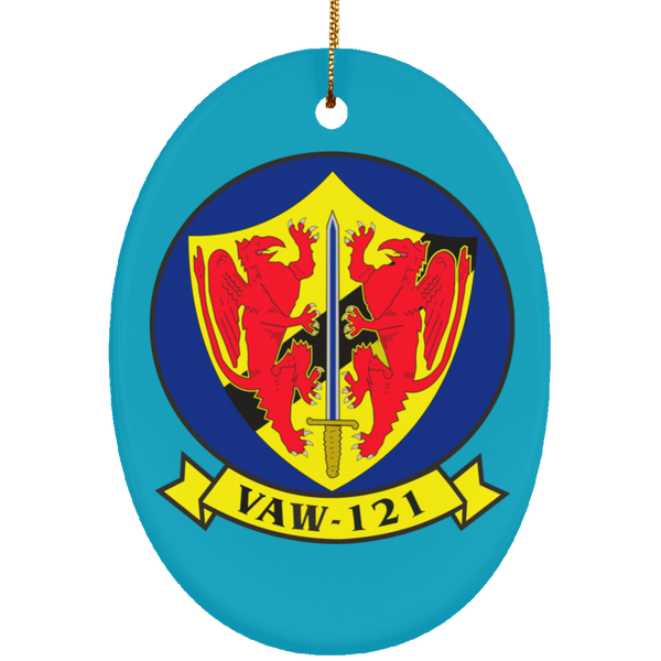 VAW 121 Ornament Ceramic - Oval