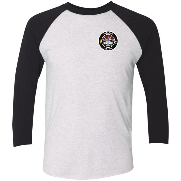 VAQ 133 6c Baseball Raglan T-Shirt