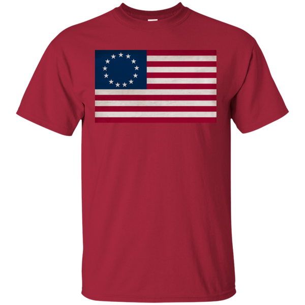 Betsy Ross Flag Custom Ultra Cotton T-Shirt