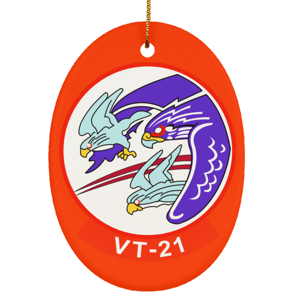VT 21 1 Ornament Ceramic - Oval