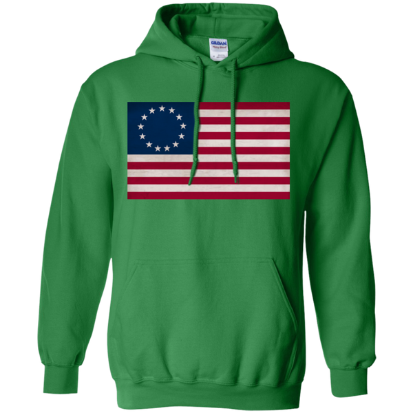 Betsy Ross Flag Pullover Hoodie