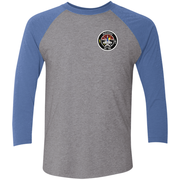 VAQ 133 6c Baseball Raglan T-Shirt