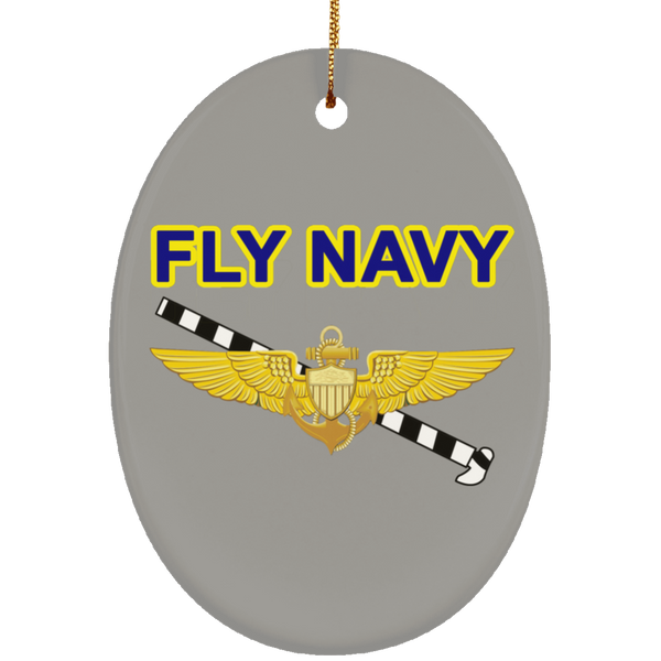 Fly Navy Tailhook 1 Ornament - Oval